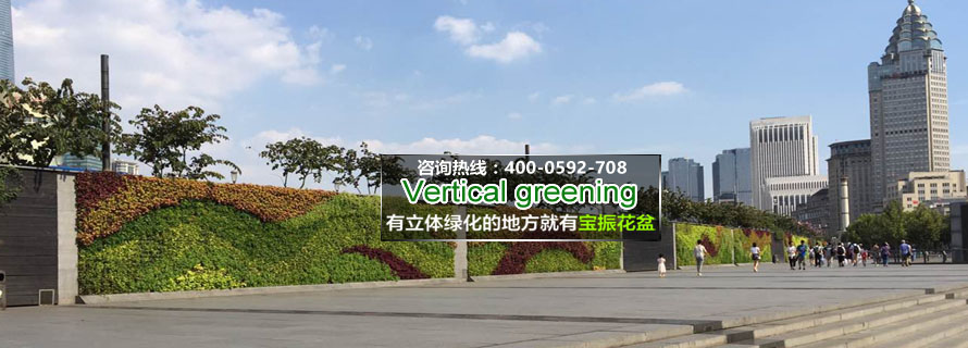 上海外灘立體綠化